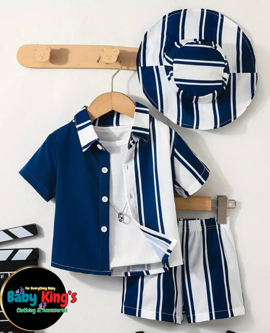 Boys 3pc Set with Bucket Hat