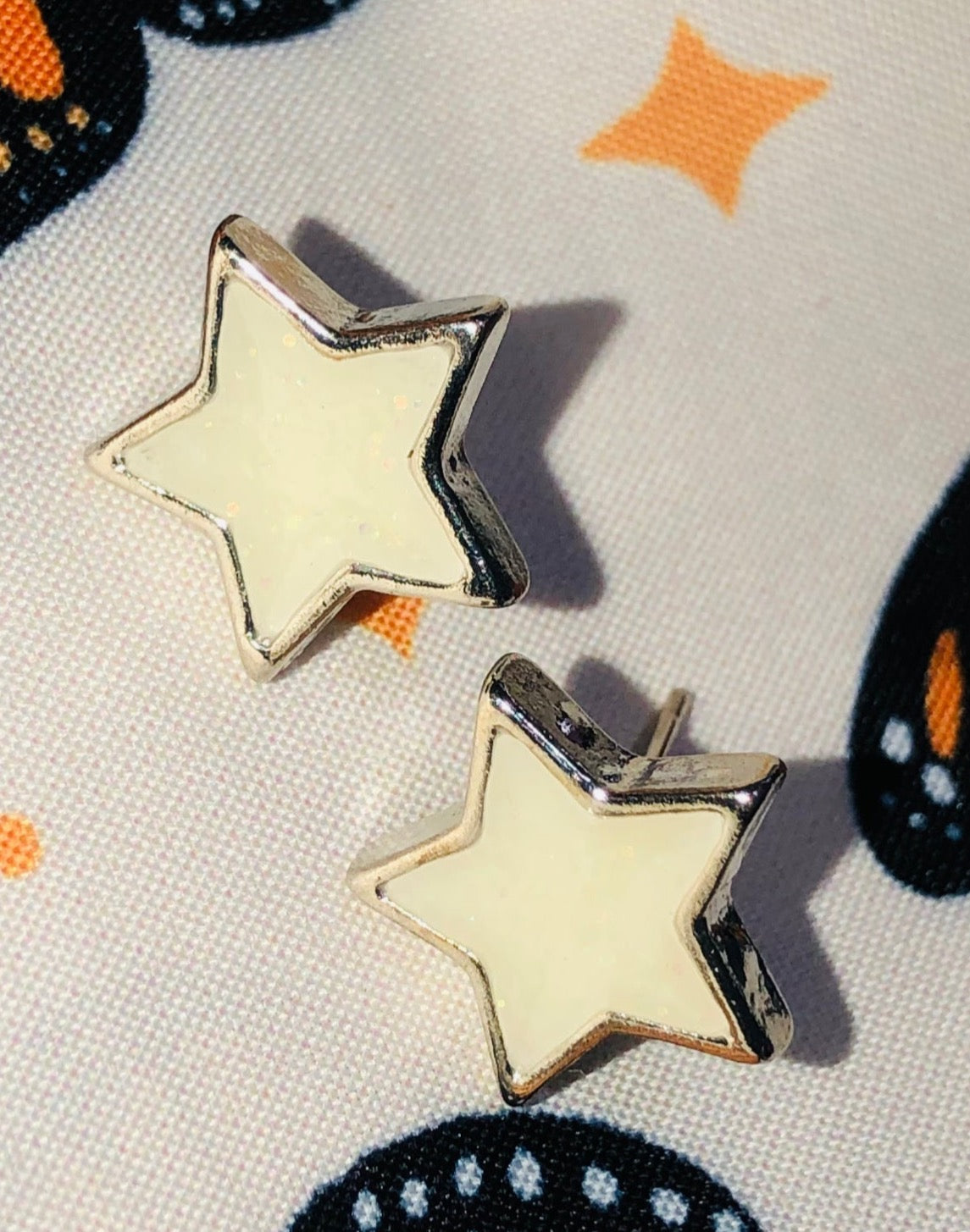 European And America Baby Girls Glistening Star Earrings